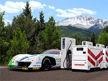 TEAM APEV with Monster Sport Adopts New Charging System for the 2014 Pikes Peak International Hill Climb