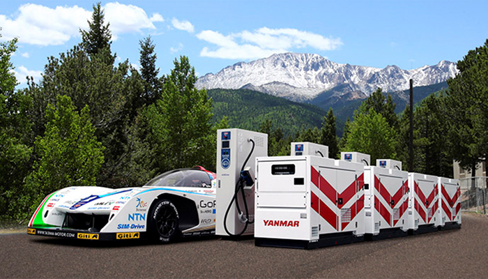 TEAM APEV with Monster Sport Adopts New Charging System for the 2014 Pikes Peak International Hill Climb